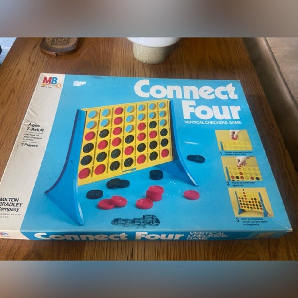 Vintage MB Connect Four Board Game